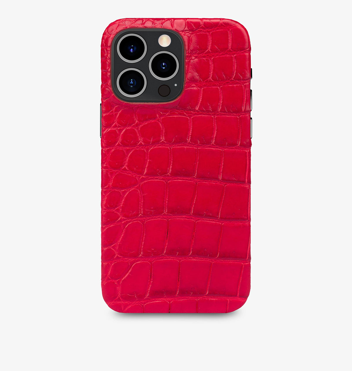 iPhone 15 Pro Max — Crocodile — Rouge — Voir l’image 1