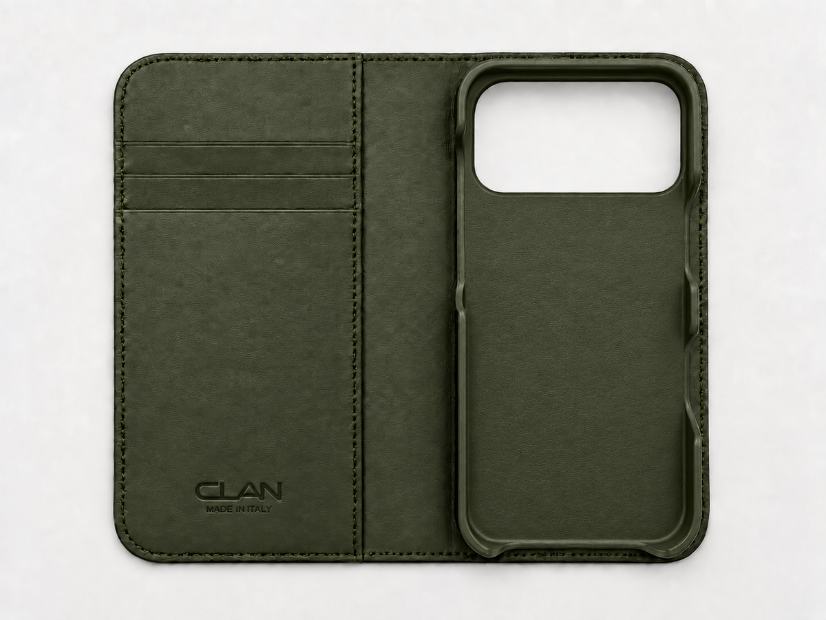 iPhone 17 Pro — Alligatore — Verde militare — Visualizza immagine 2