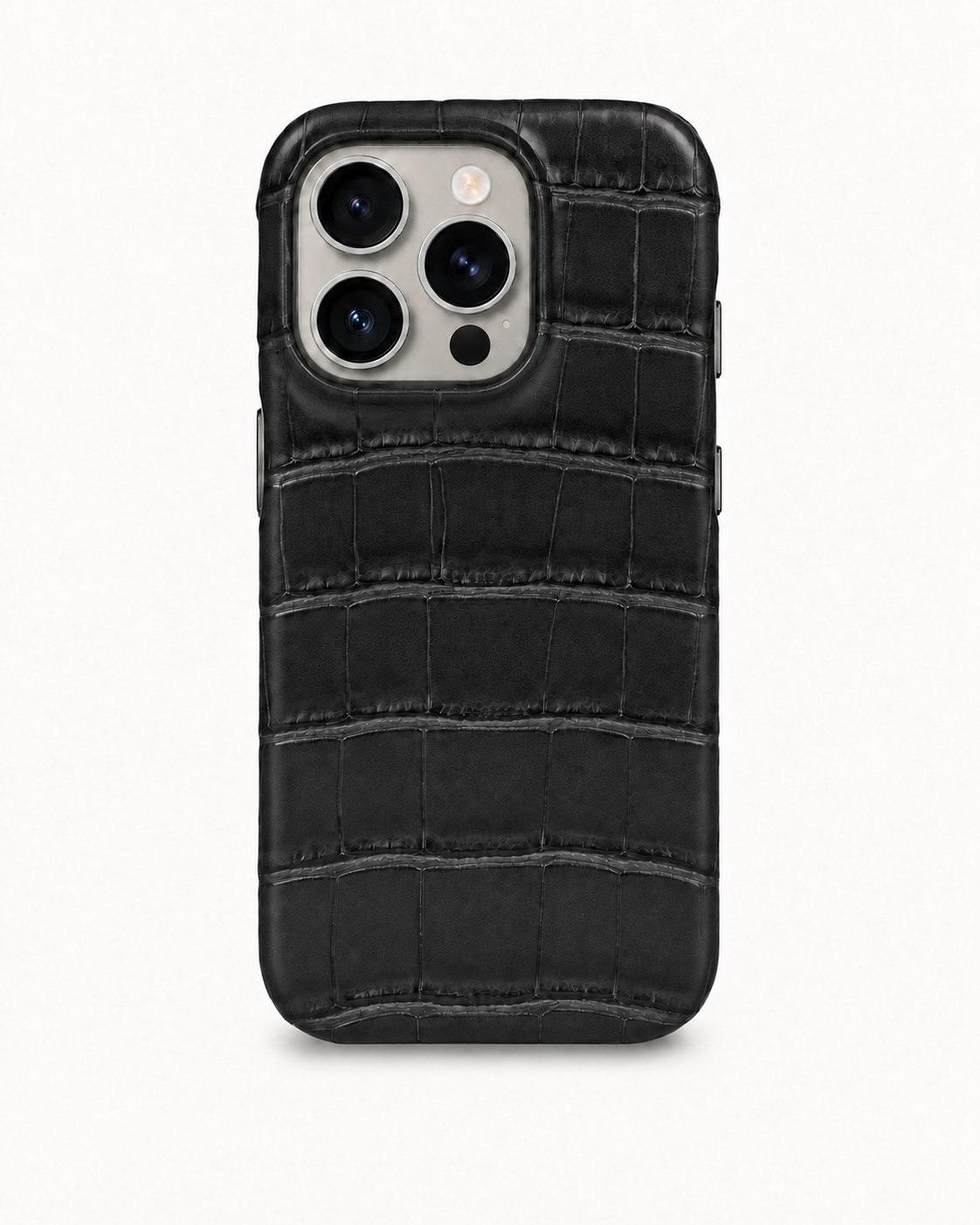 iPhone 16 Pro — Crocodile — Noir — Voir l’image 1