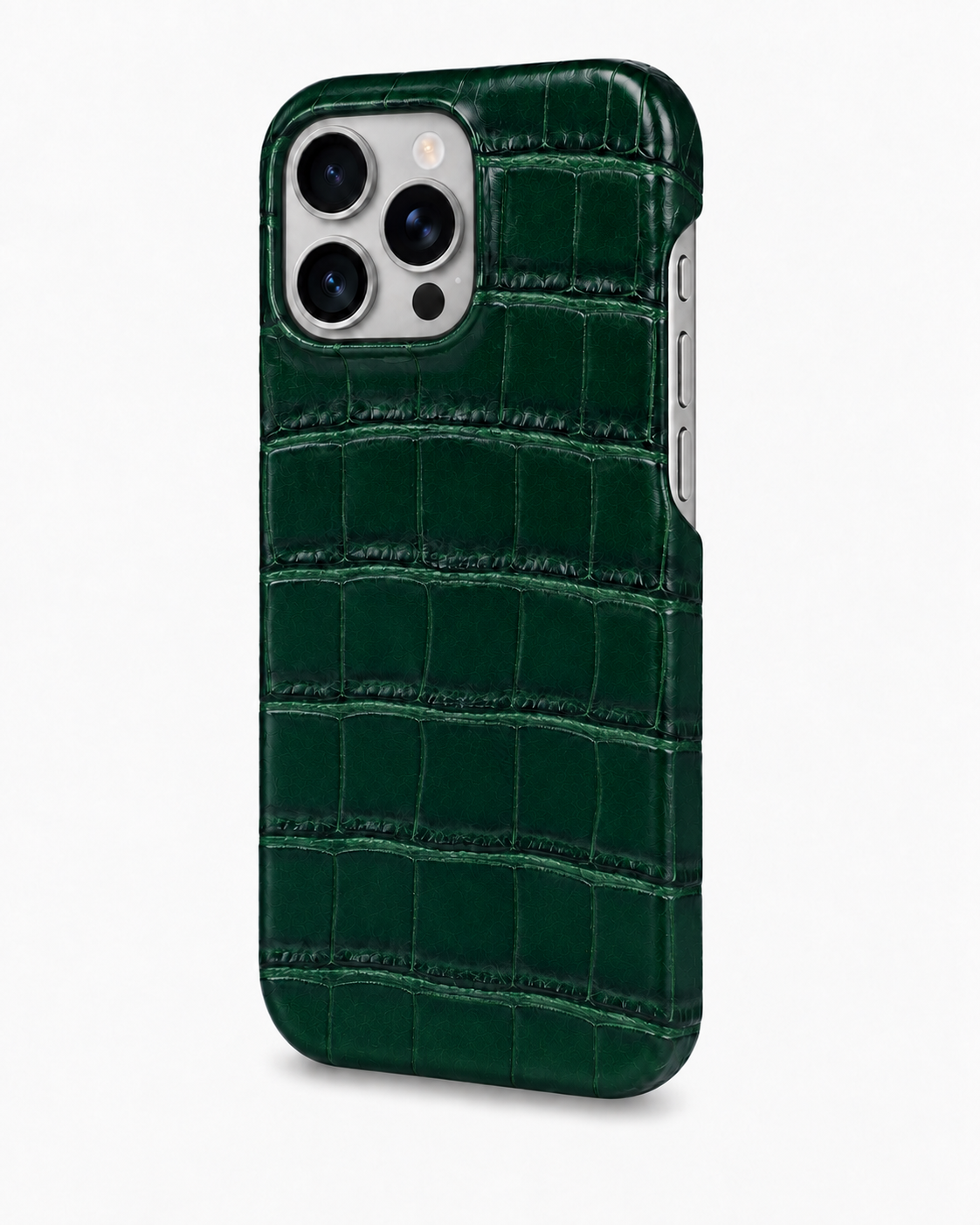 iPhone 16 Pro — Crocodile — Vert foncé — Voir l’image 2