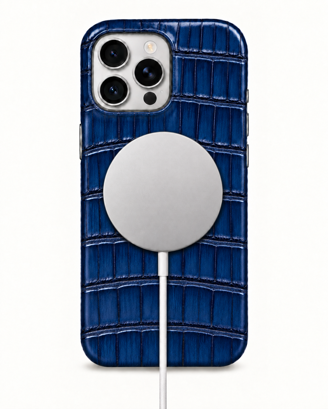 iPhone 16 Pro Max — Coccodrillo — Blu — Visualizza immagine 5