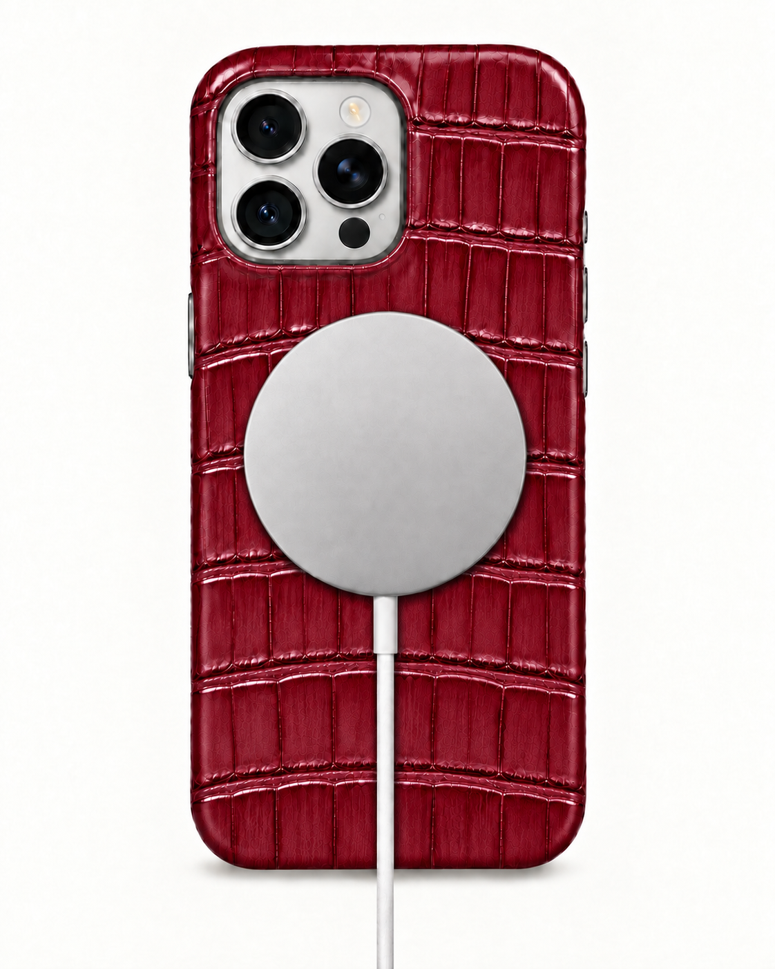 iPhone 16 Pro Max — Crocodile — Cherry Red — View image 5