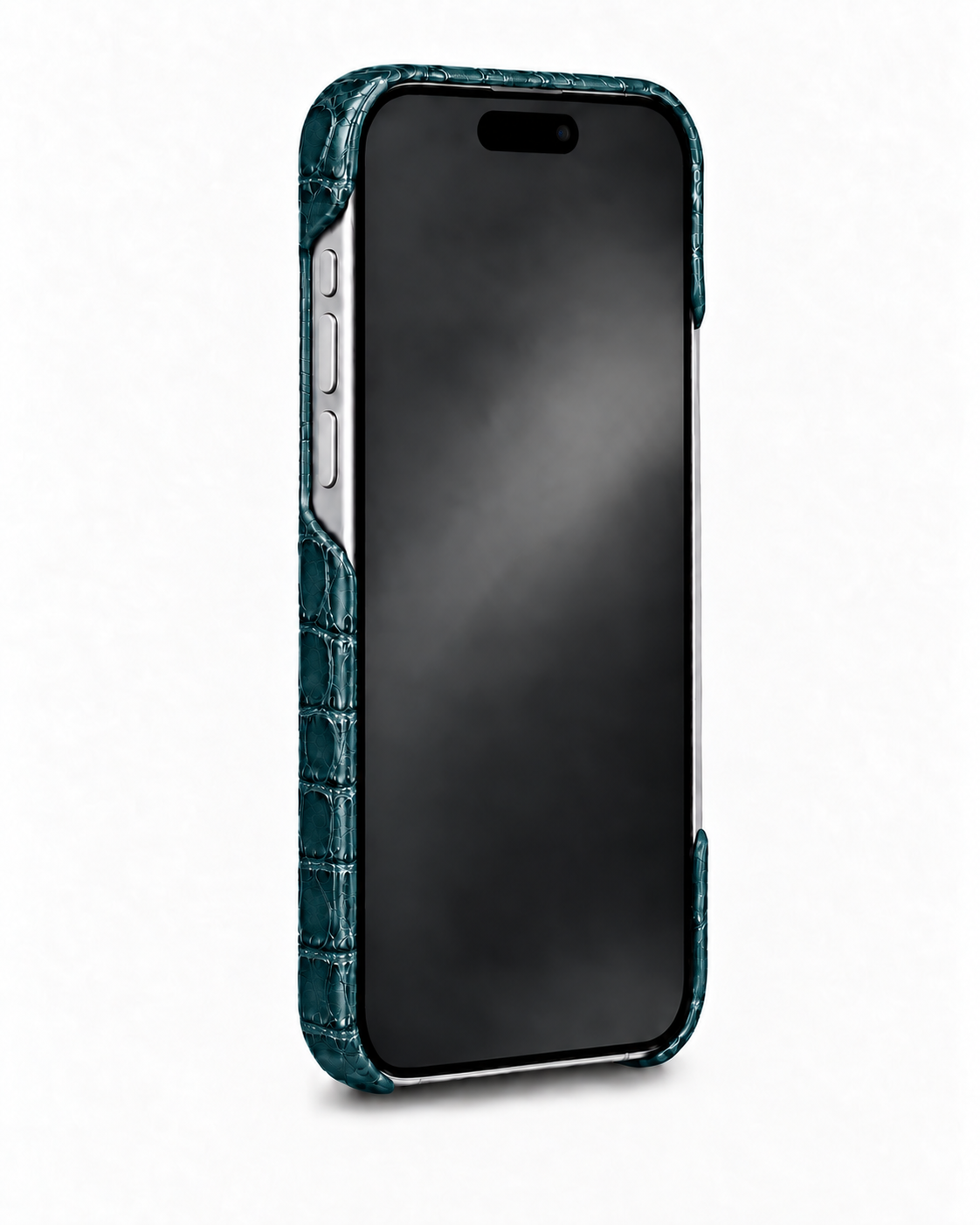iPhone 17 Pro Max — Crocodile — Vert pétrole foncé — Voir l’image 3
