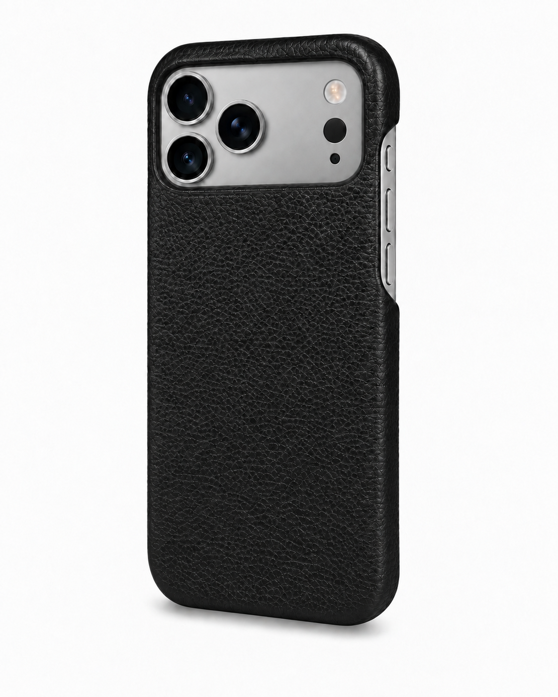 iPhone 17 Pro — Calfskin — Black — View image 2