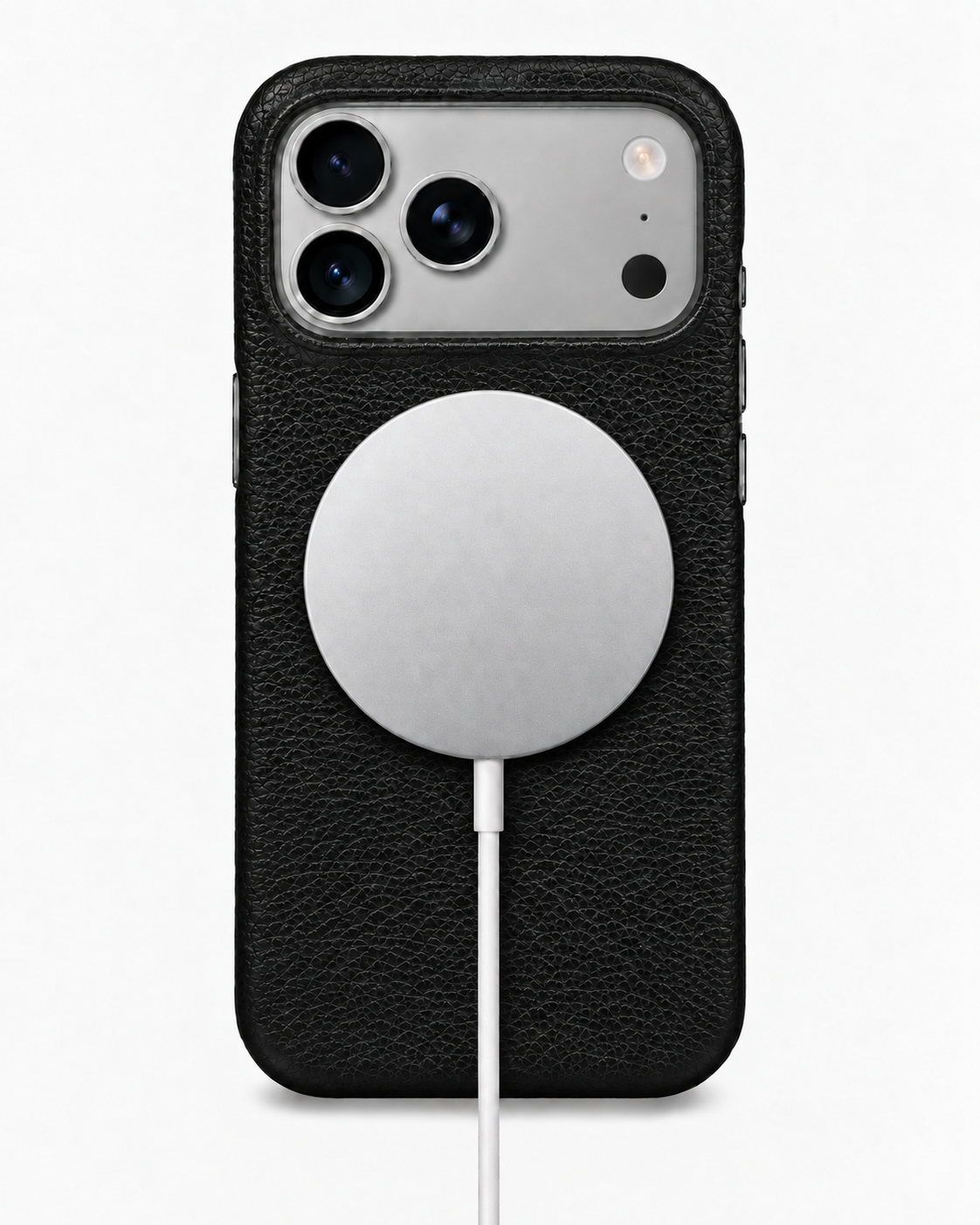 iPhone 17 Pro — Calfskin — Black — View image 5