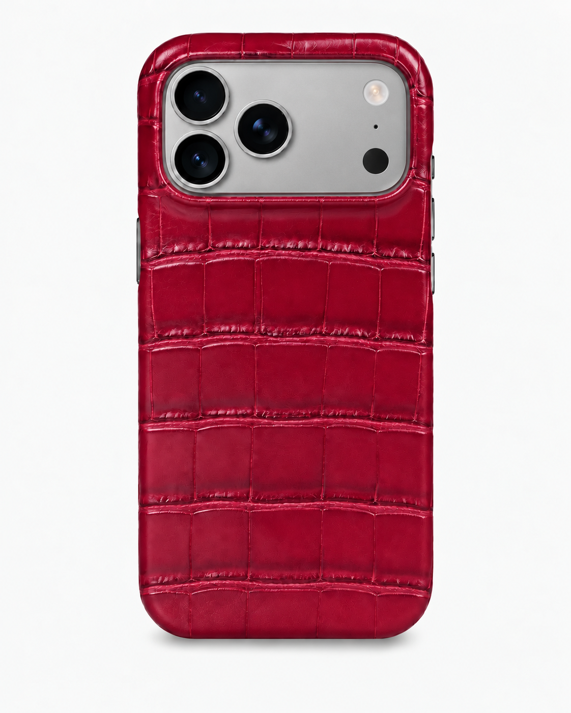 iPhone 18 Pro — Coccodrillo — Rosso ciliegia — Visualizza immagine 1
