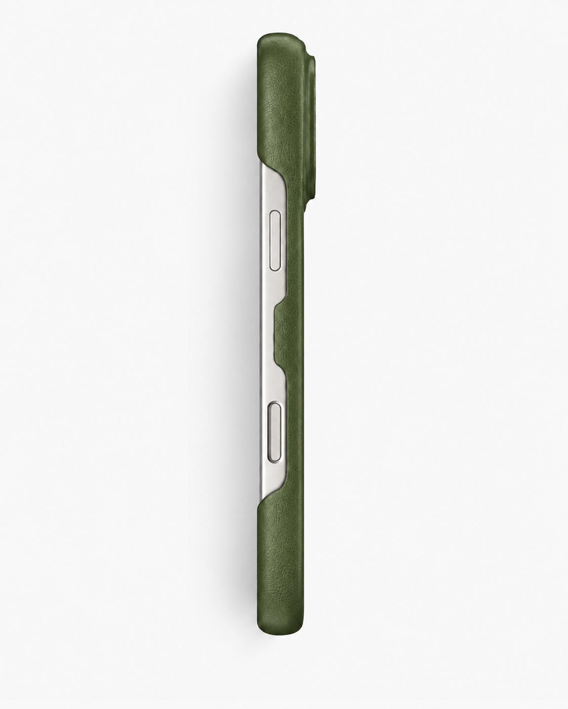 iPhone 16 Pro — Grained calfskin — Green — View image 4