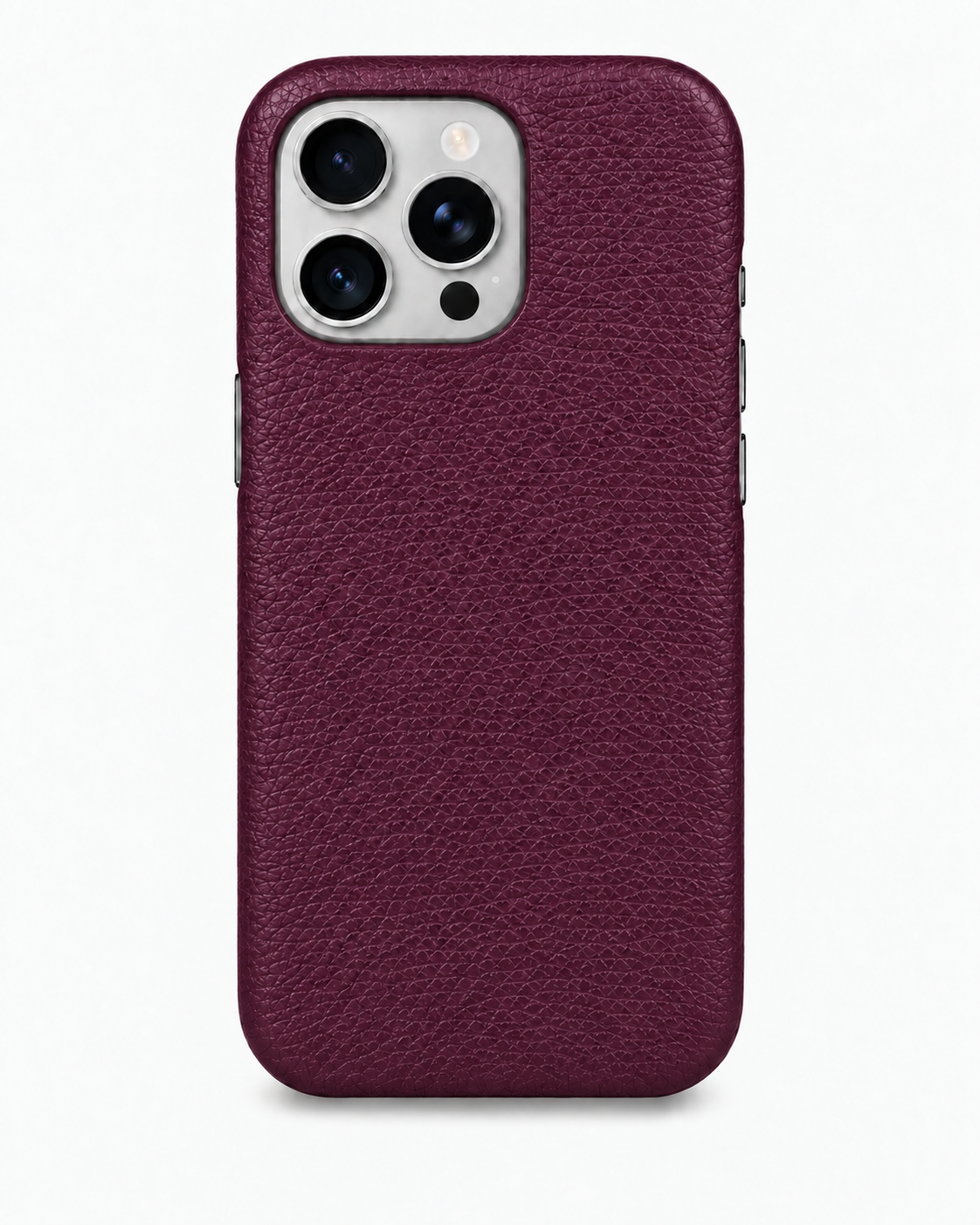 iPhone 16 Pro — Genarbtes Kalbsleder — Violett — Bild ansehen 1