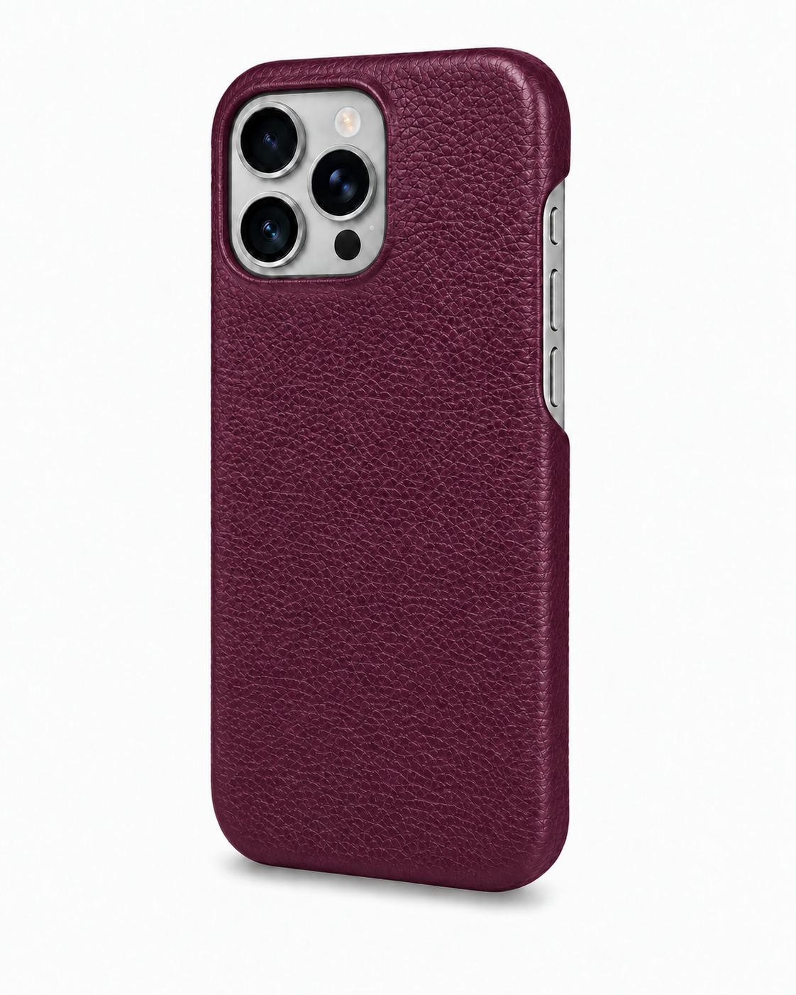 iPhone 16 Pro — Genarbtes Kalbsleder — Violett — Bild ansehen 2