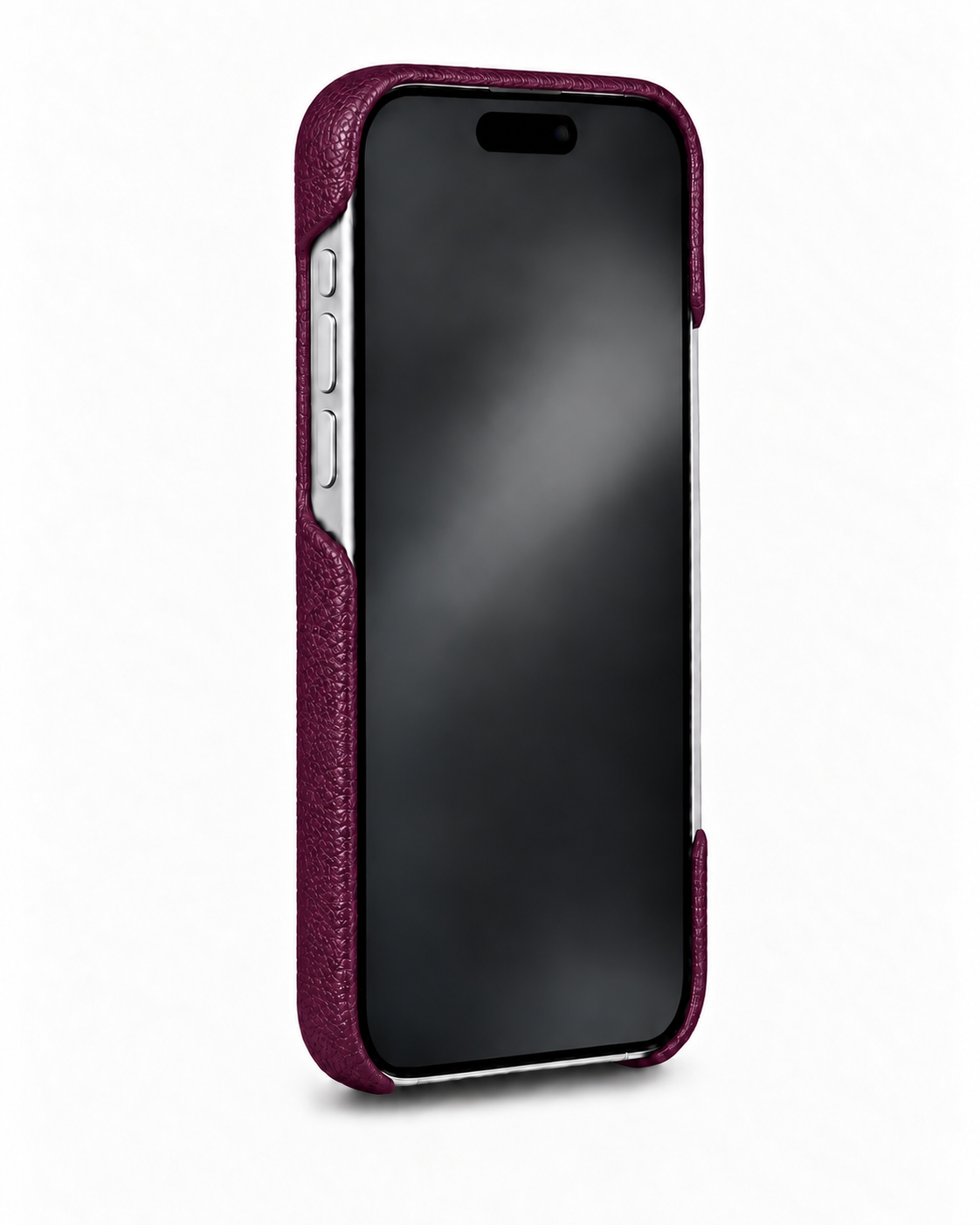 iPhone 16 Pro — Genarbtes Kalbsleder — Violett — Bild ansehen 3