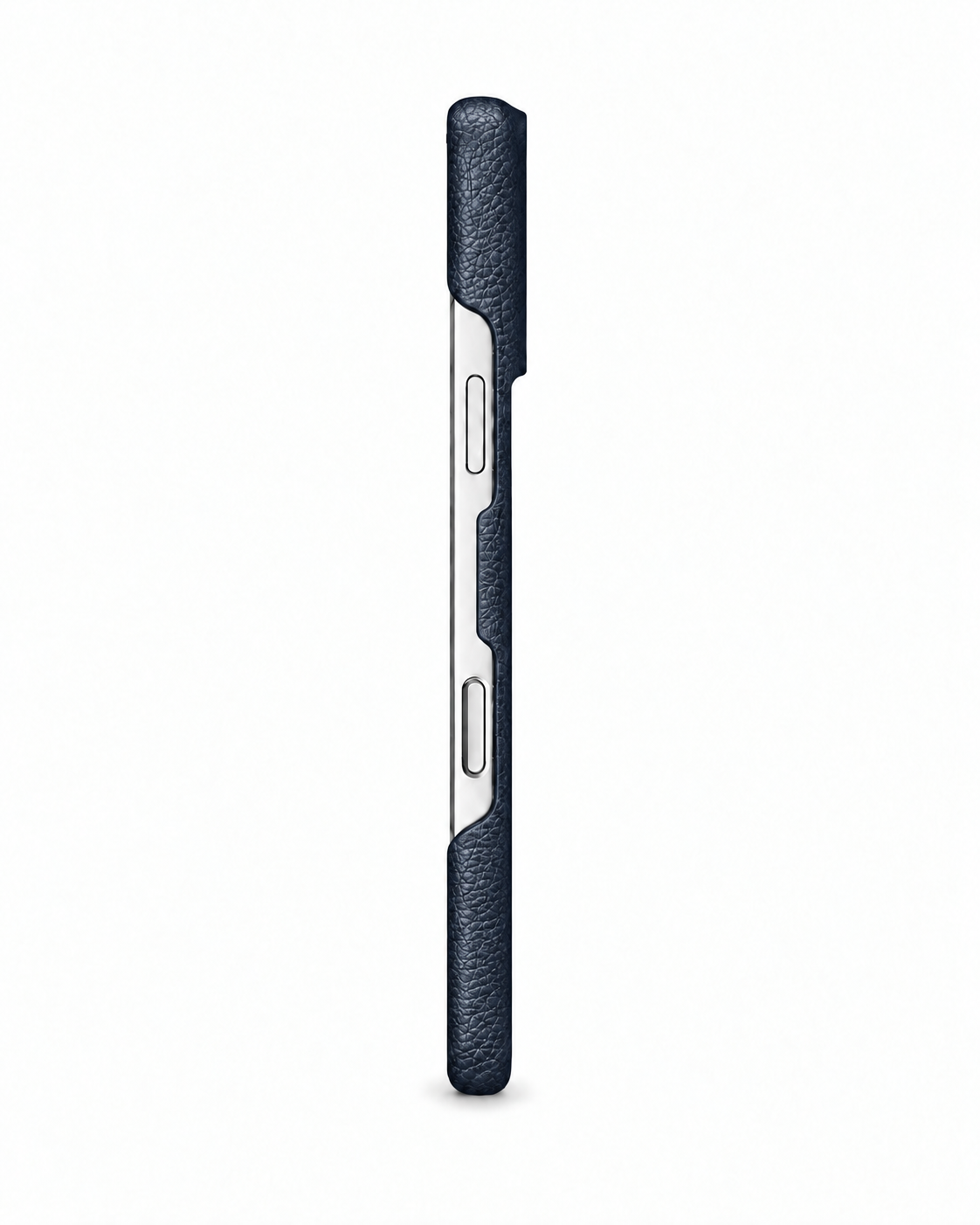iPhone 16 Pro Max — Grained calfskin — Blue — View image 4