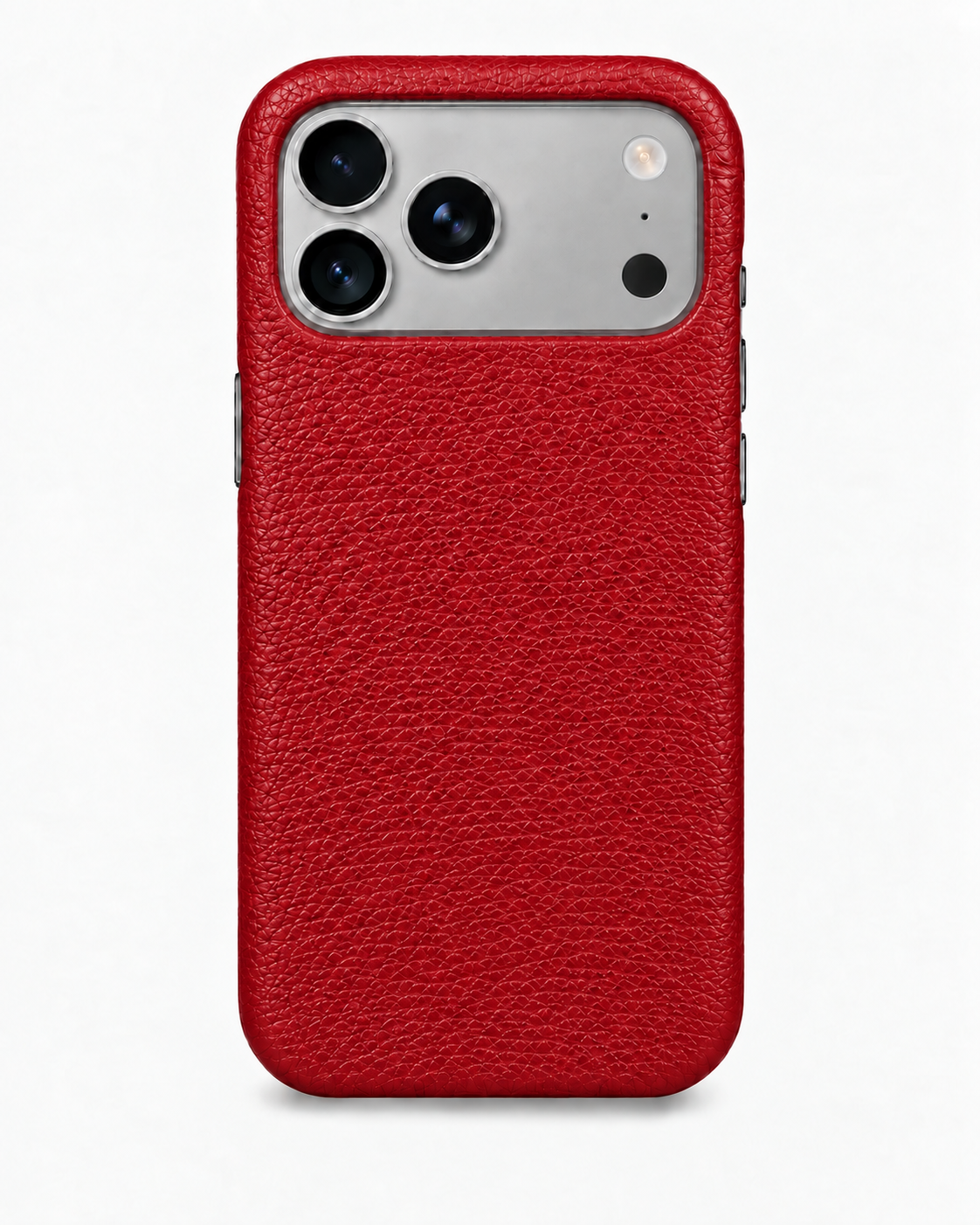 iPhone 17 Pro — Genarbtes Kalbsleder — Rot — Bild ansehen 1