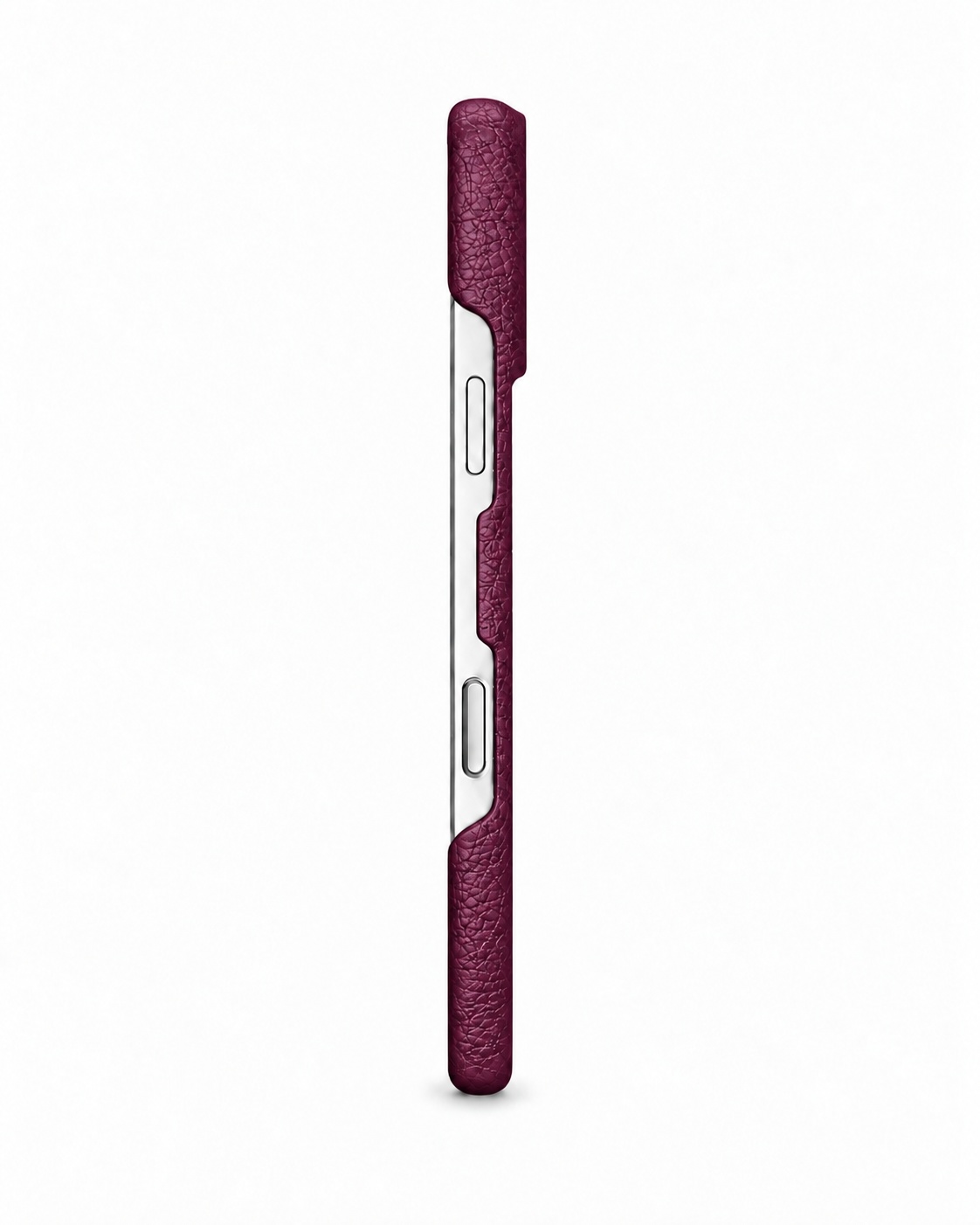 iPhone 17 Pro Max — Grained calfskin — Purple — View image 4