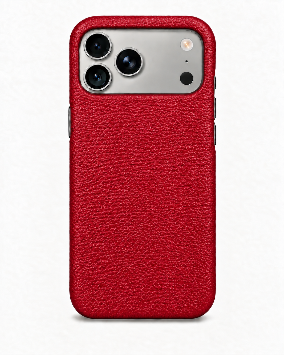 iPhone 18 Pro Max — Genarbtes Kalbsleder — Rot — Bild ansehen 1