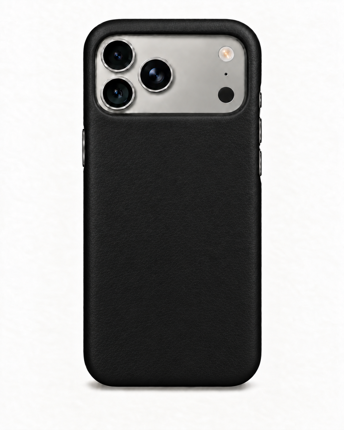 iPhone 18 Pro Max — Smooth calfskin — Black — View image 1