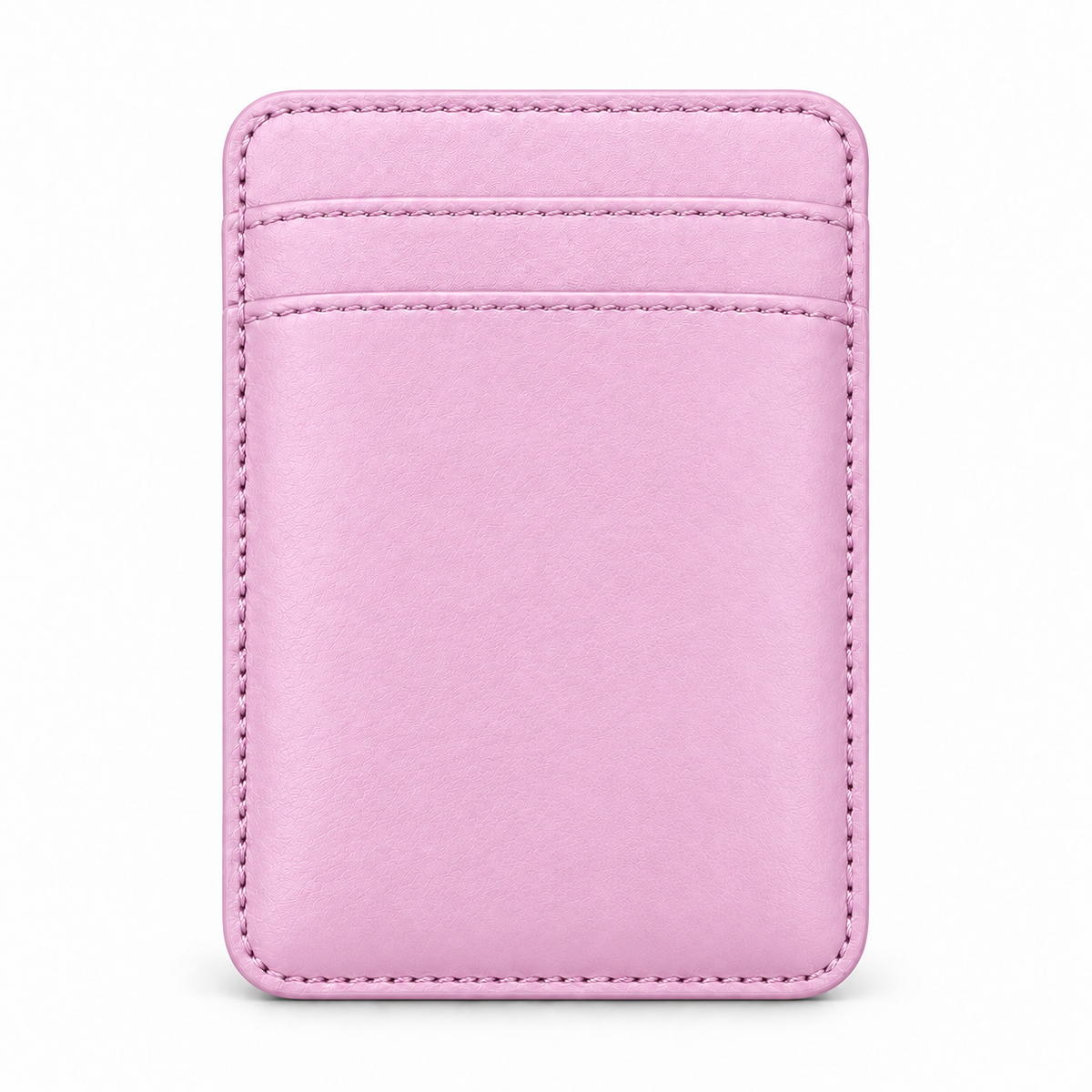 CLAN MagSafe Double Pocket card holder — smooth calfskin — Lille — front