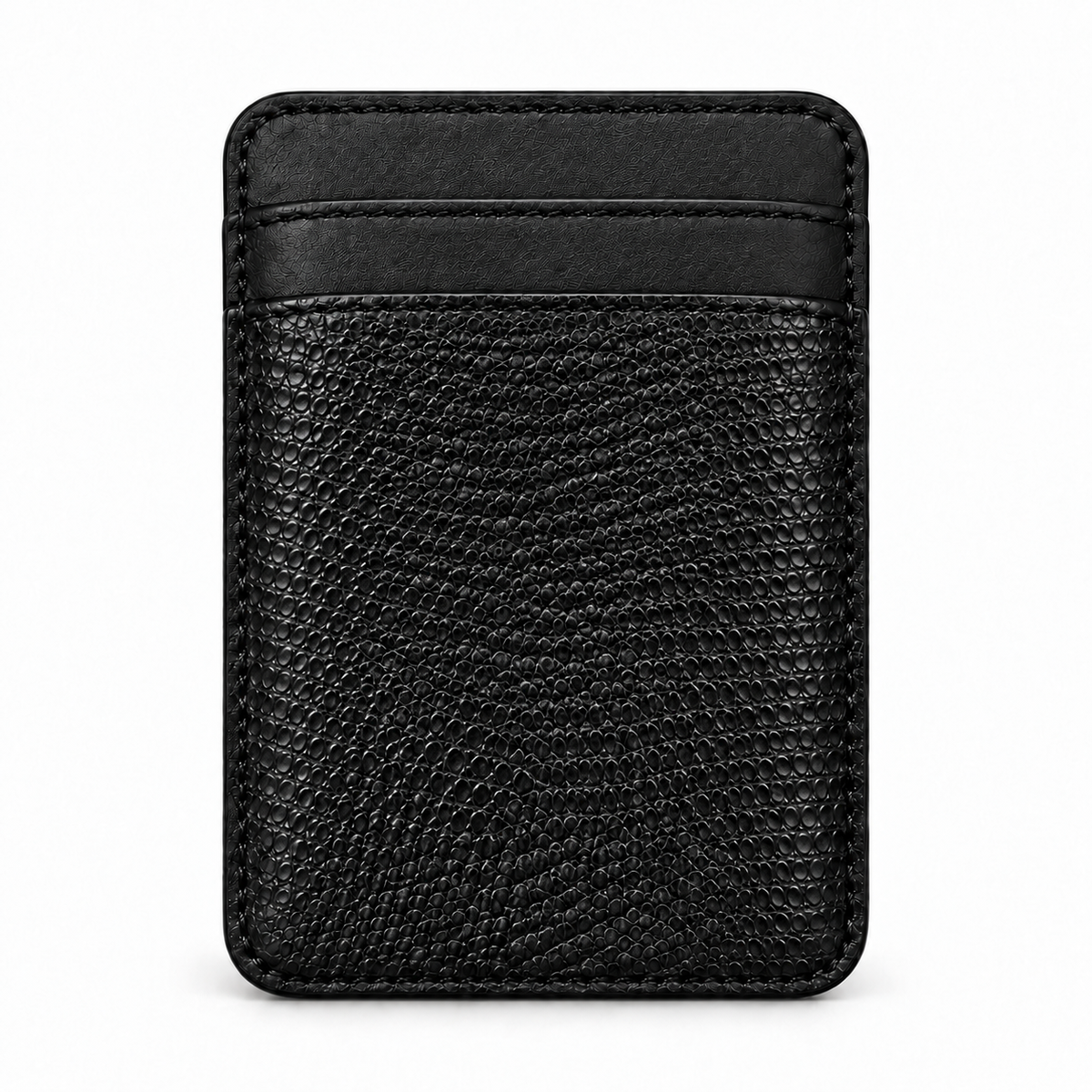 MagSafe-Kartenetuis — Double Pocket — Eidechsenleder — Schwarz
