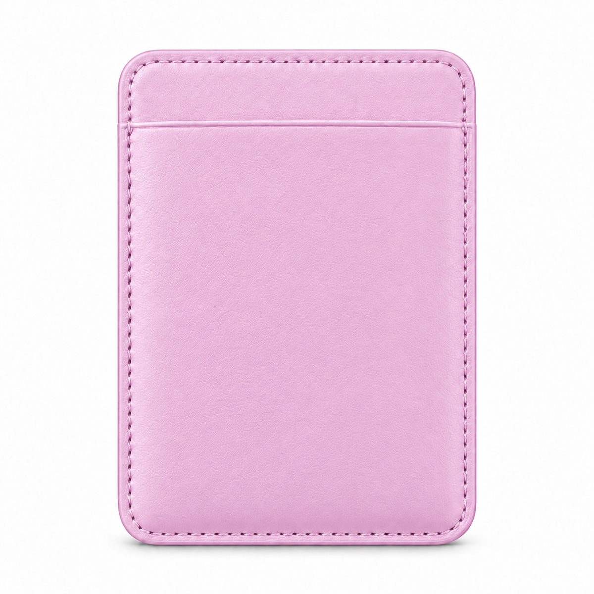 CLAN MagSafe Single Pocket card holder — smooth calfskin — Lille — front