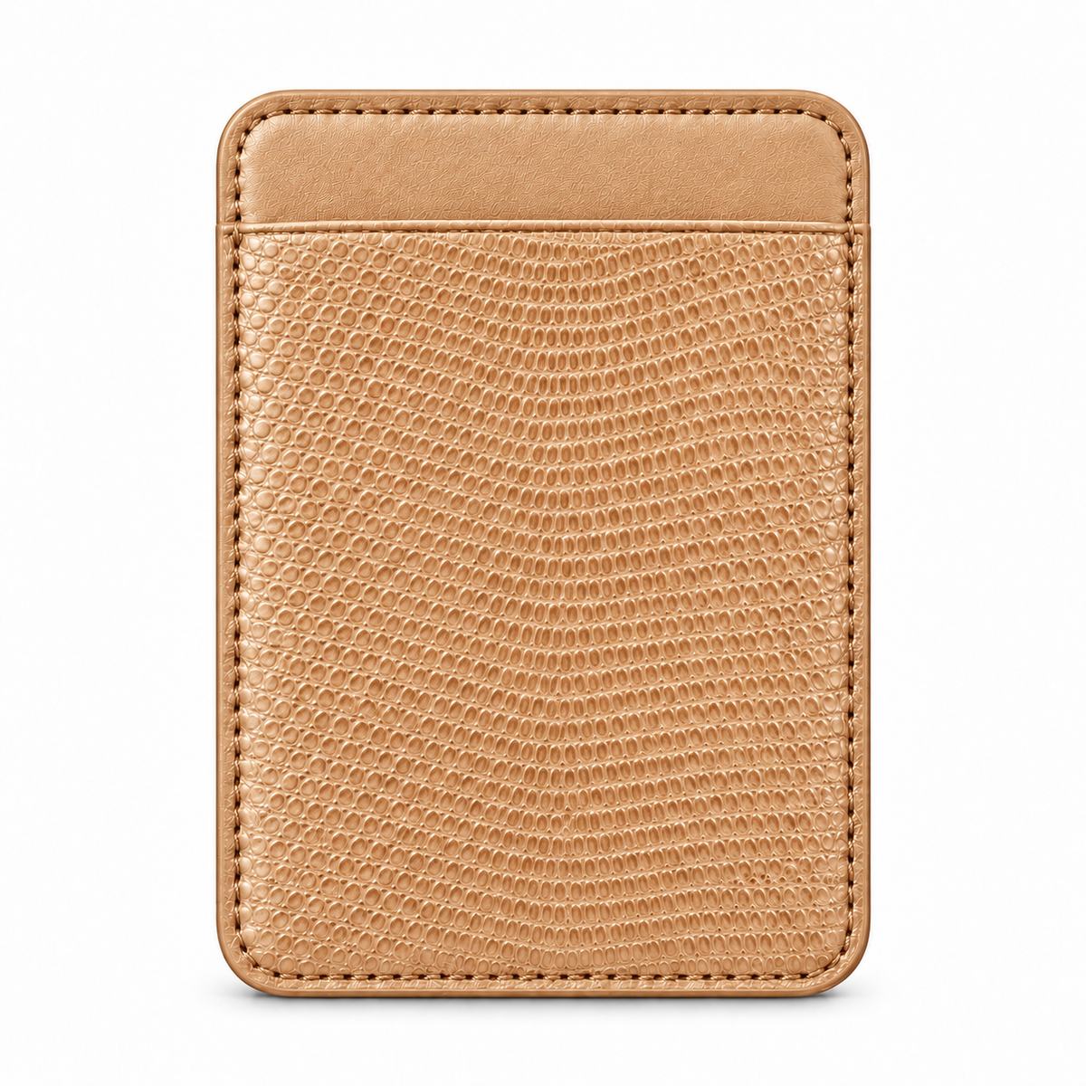 Porte-cartes MagSafe — Poche simple — Lézard — Beige