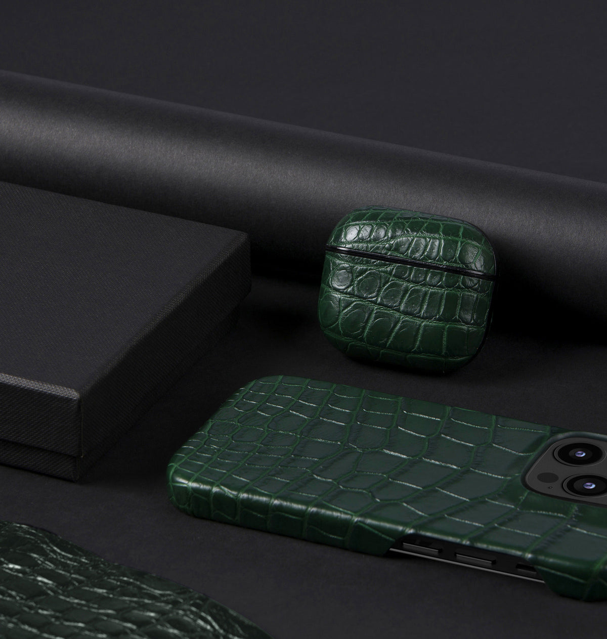 AirPods Pro — Crocodile — Vert foncé — Voir l’image 5