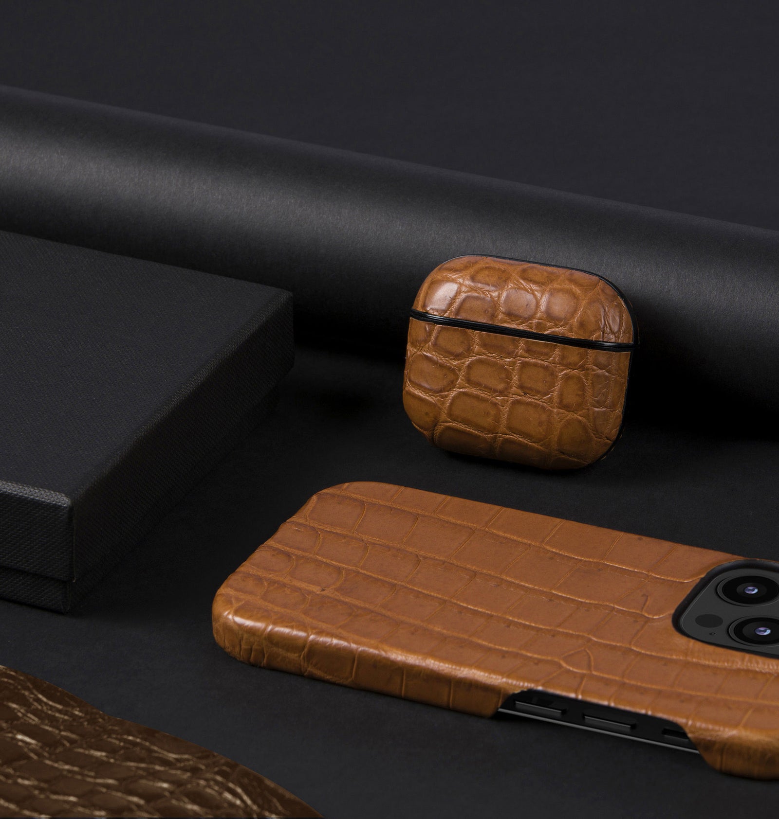 AirPods Pro — Crocodile — Marron clair — Voir l’image 5