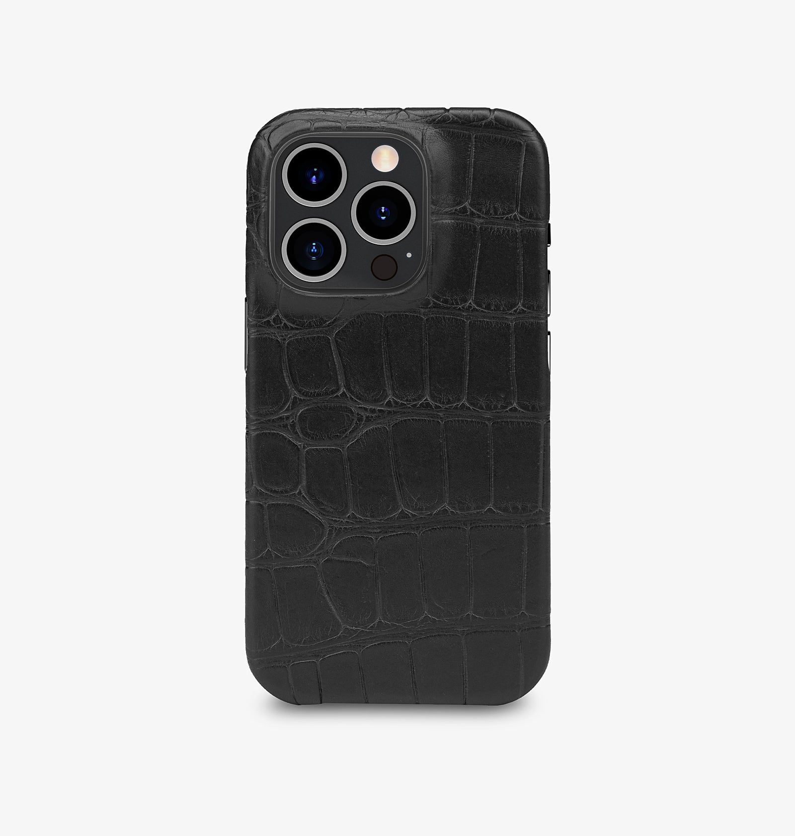 iPhone 14 Pro — Crocodile — Noir — Voir l’image 1