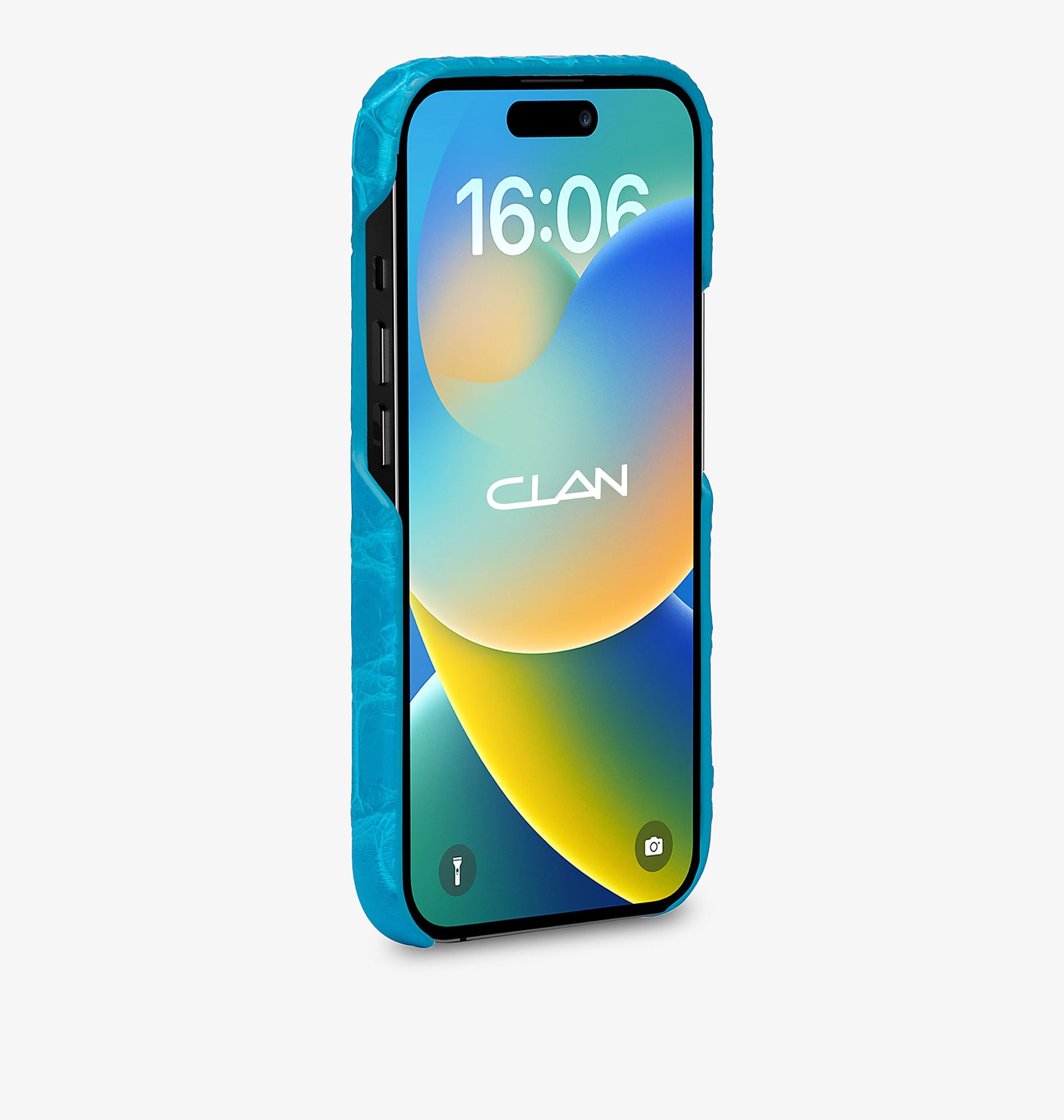 iPhone 14 Pro Max — Crocodile — Aqua Blue — View image 3