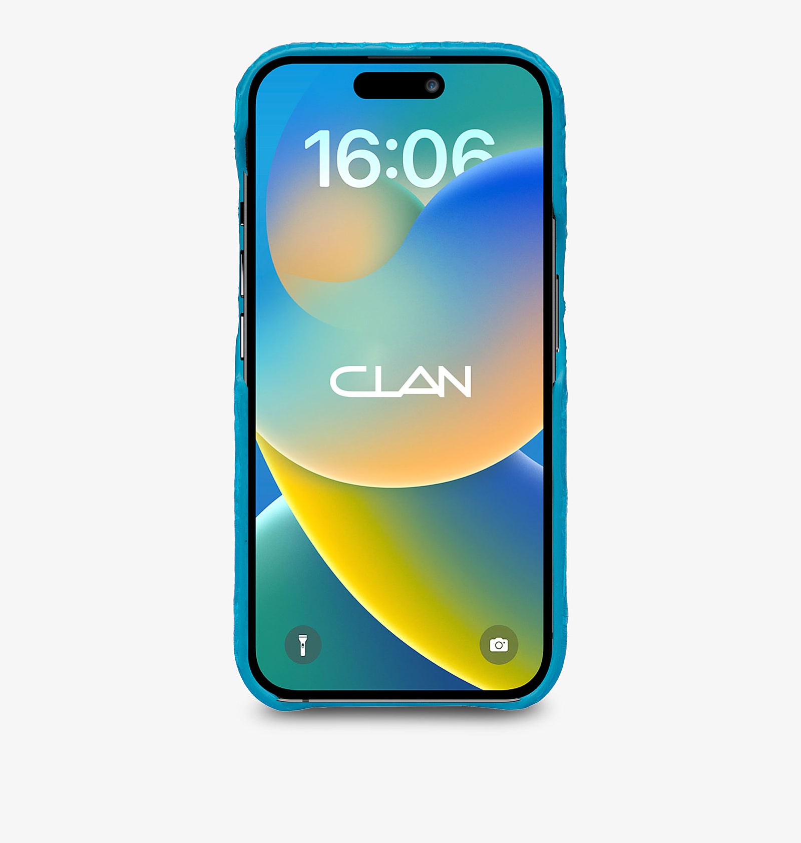 iPhone 14 Pro Max — Crocodile — Aqua Blue — View image 4