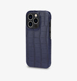iPhone 15 Pro — Coccodrillo — Blu — Visualizza immagine 2