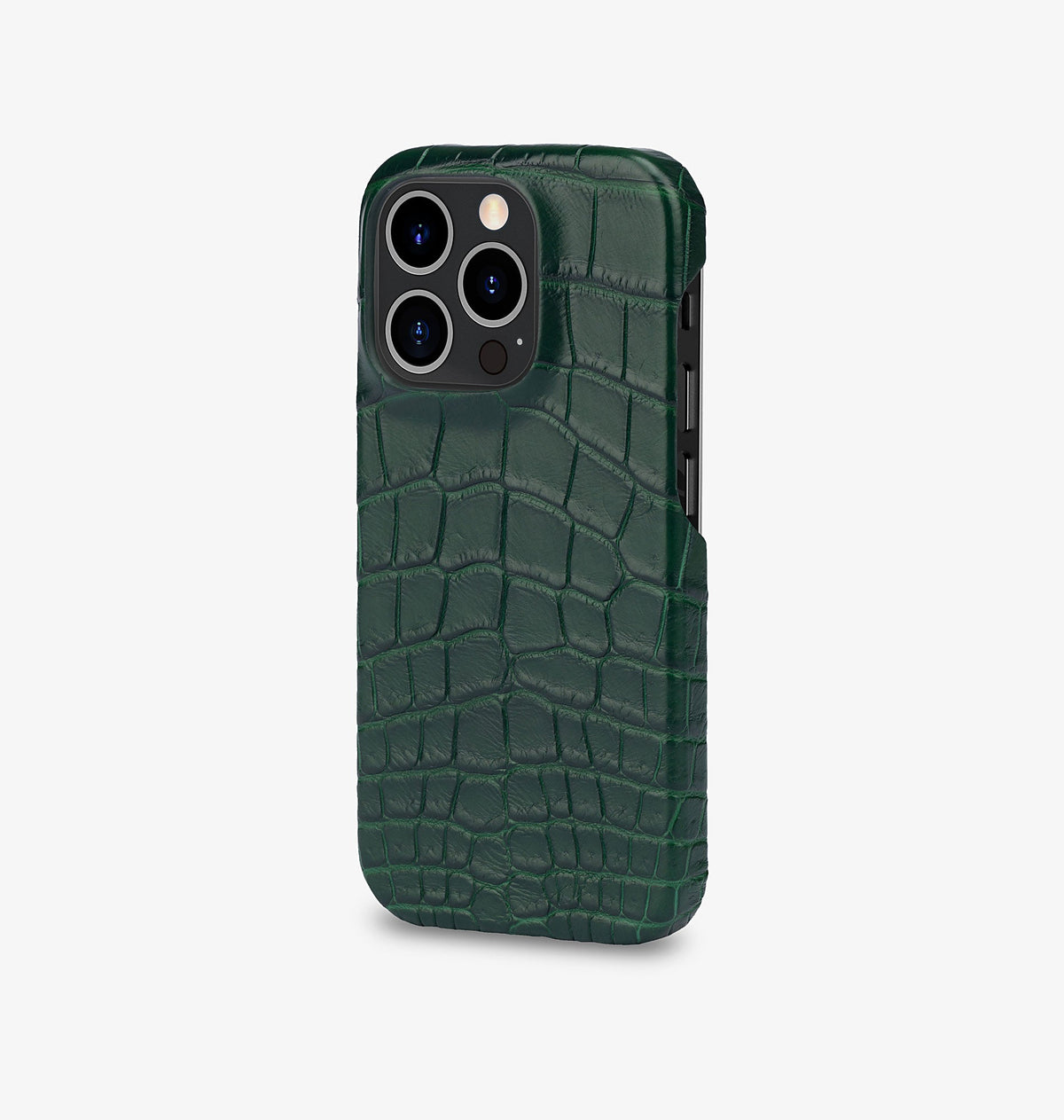 iPhone 15 Pro — Crocodile — Vert foncé — Voir l’image 2