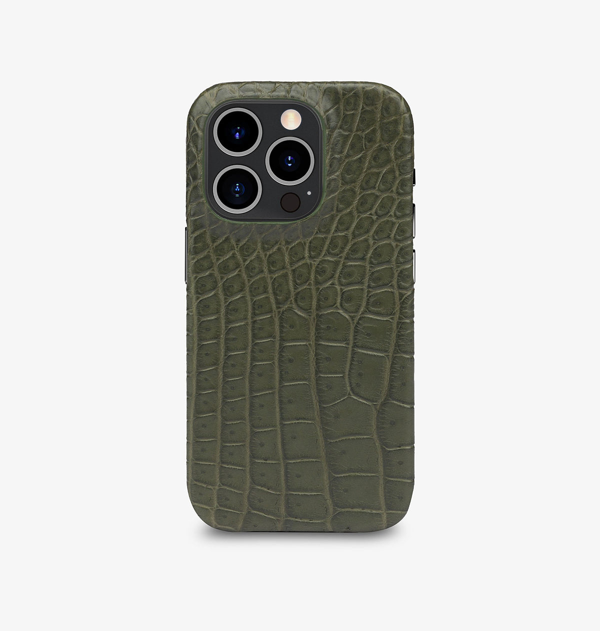 iPhone 15 Pro — Crocodile — Military Green — View image 1
