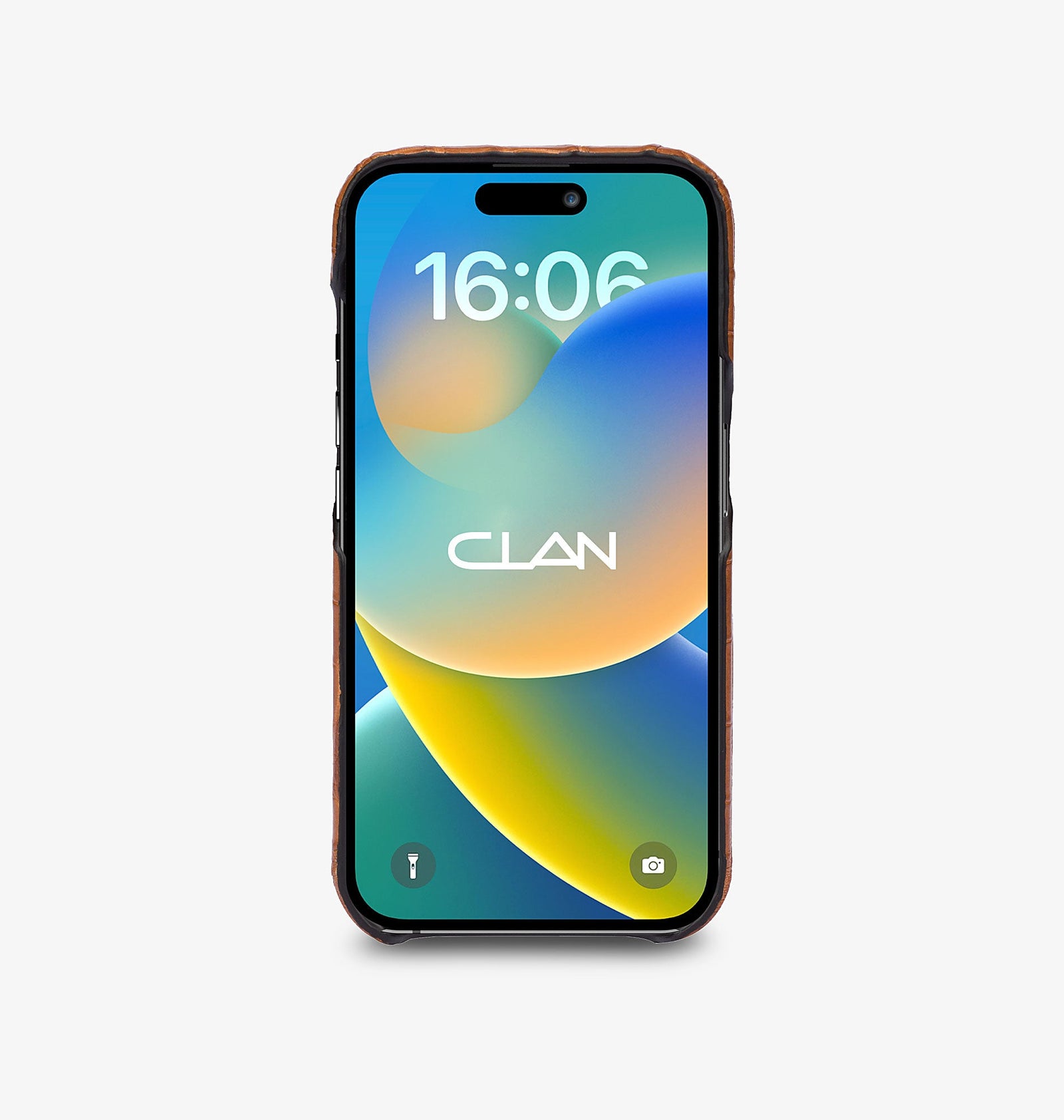 iPhone 15 Pro — Coccodrillo — Marrone chiaro — Visualizza immagine 4