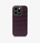 iPhone 15 Pro — Coccodrillo — Viola — Visualizza immagine 1