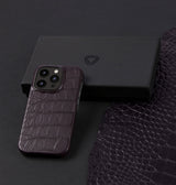 iPhone 15 Pro Max — Coccodrillo — Viola — Visualizza immagine 5
