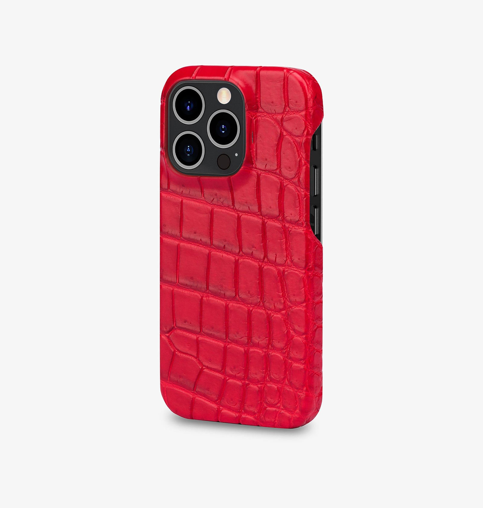 iPhone 15 Pro — Coccodrillo — Rosso — Visualizza immagine 2