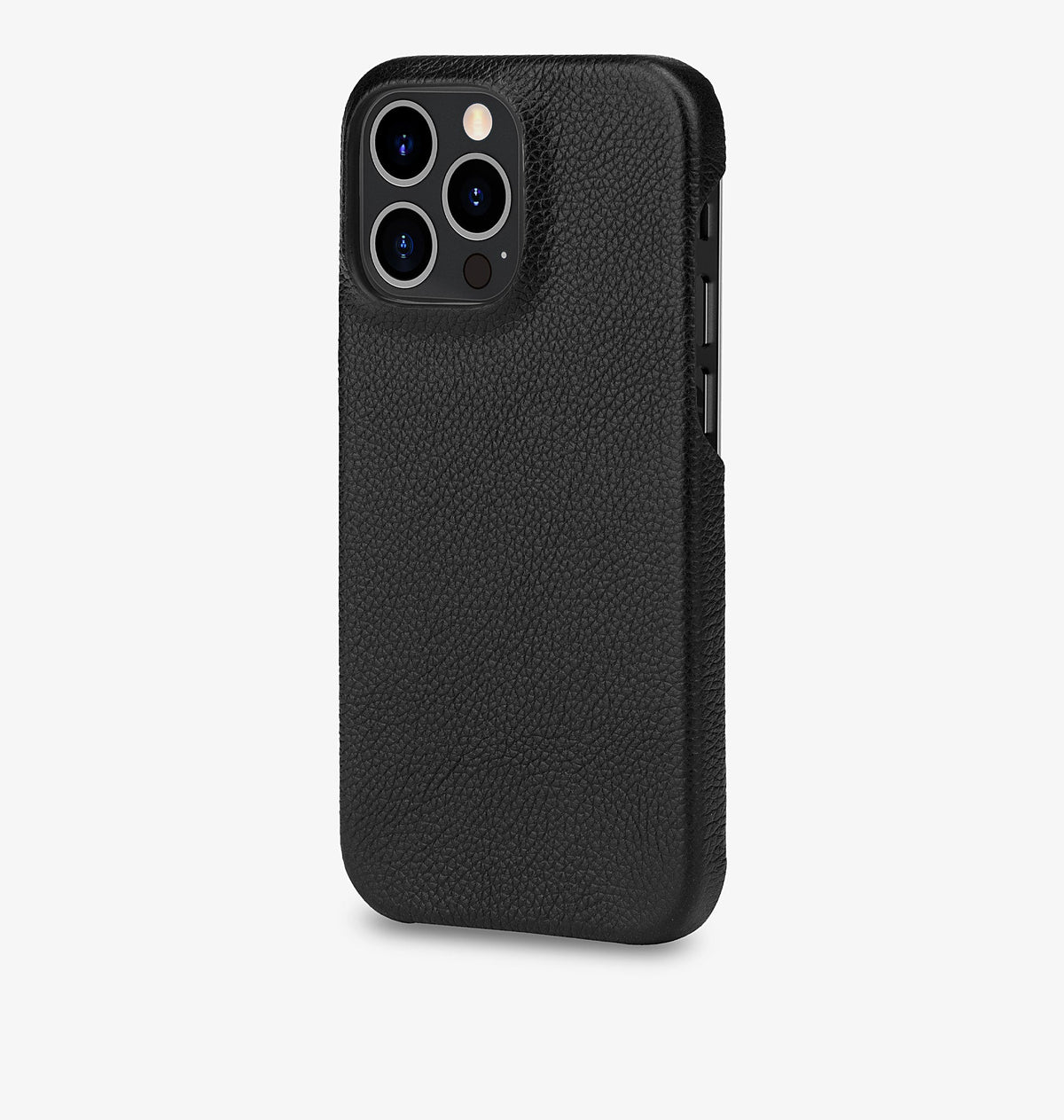 iPhone 15 Pro Max — Calfskin — Black — View image 2