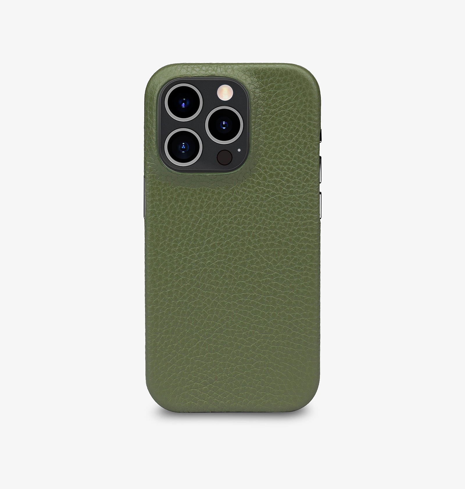 iPhone 15 Pro — Calfskin — Green — View image 1