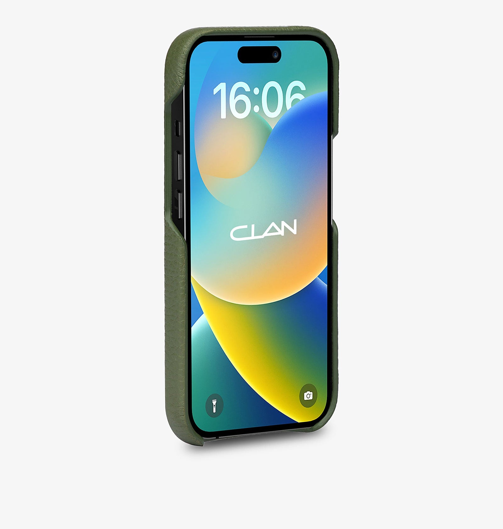 iPhone 15 Pro Max — Calfskin — Green — View image 3