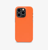 iPhone 15 Pro — Calfskin — Orange — View image 1