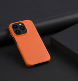 iPhone 15 Pro — Calfskin — Orange — View image 5