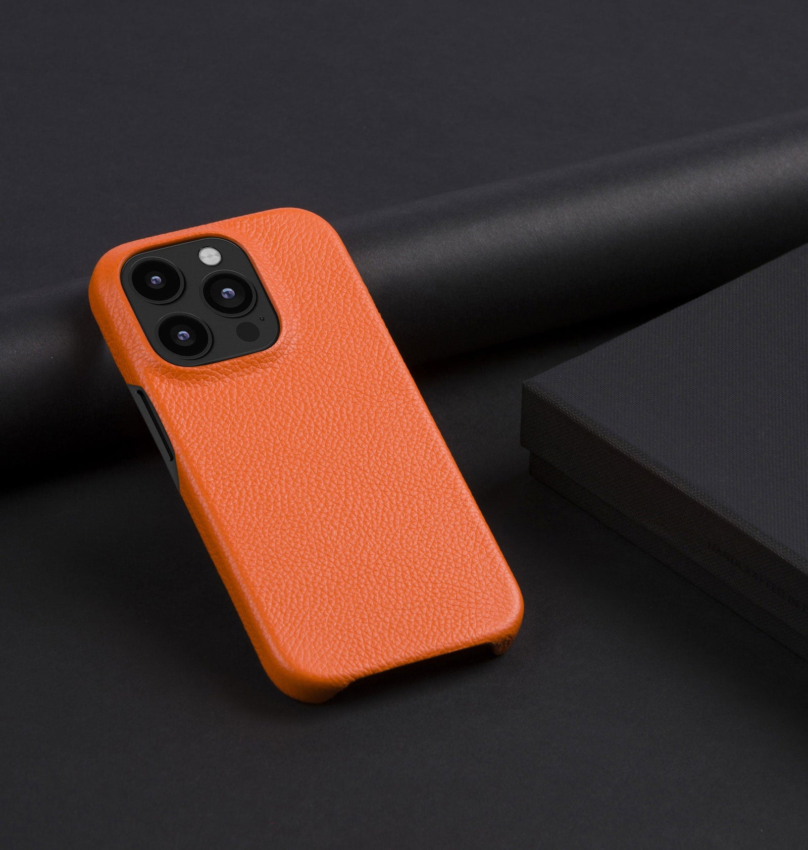 iPhone 15 Pro — Calfskin — Orange — View image 5