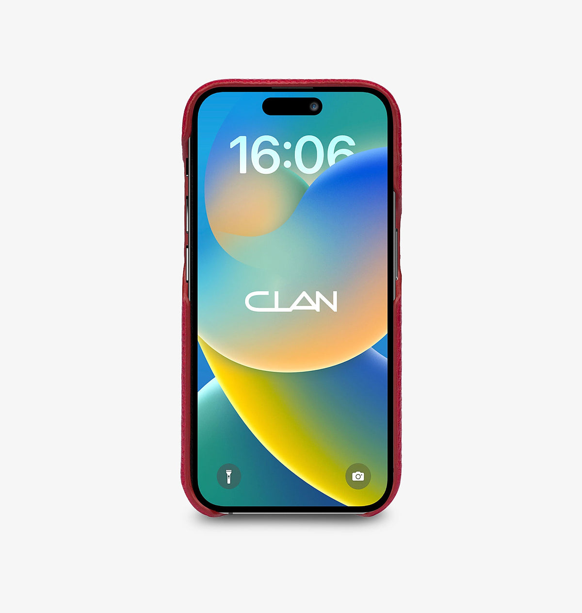 iPhone 15 Pro — Calfskin — Red — View image 4
