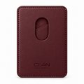 MagSafe Card Holder — Cross Pocket — Alligator — Burgundy