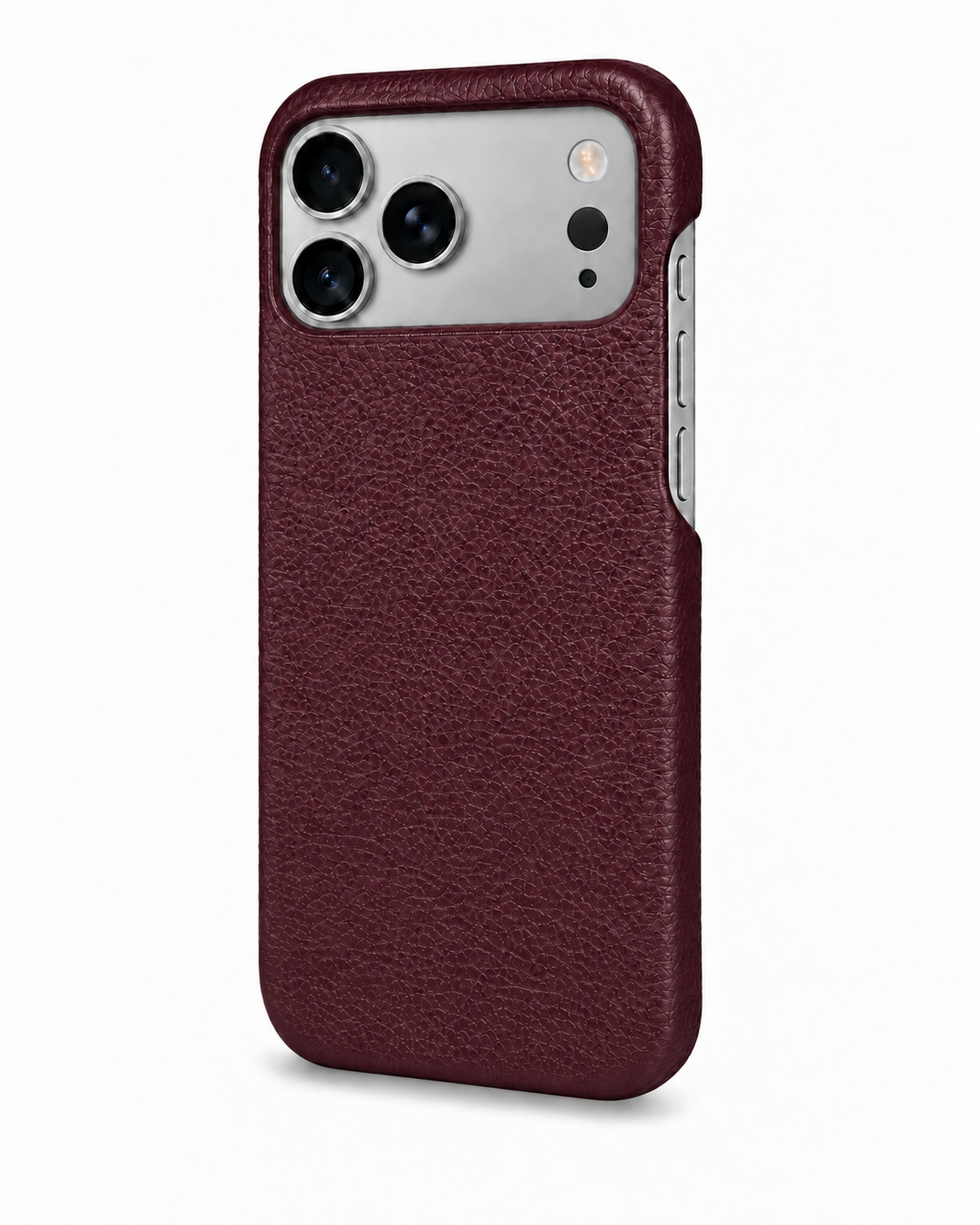 iPhone 17 Pro — iPhone 17 Pro— Calfskin — Burgundy — View image 2