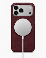 iPhone 17 Pro — iPhone 17 Pro— Calfskin — Burgundy — View image 5