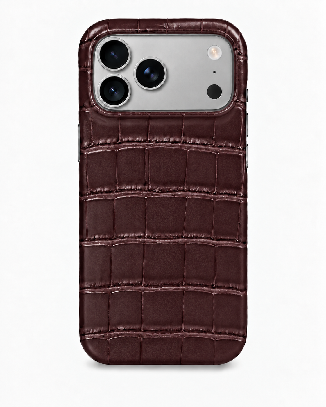 iPhone 18 Pro — Alligator — Burgundy — View image 1
