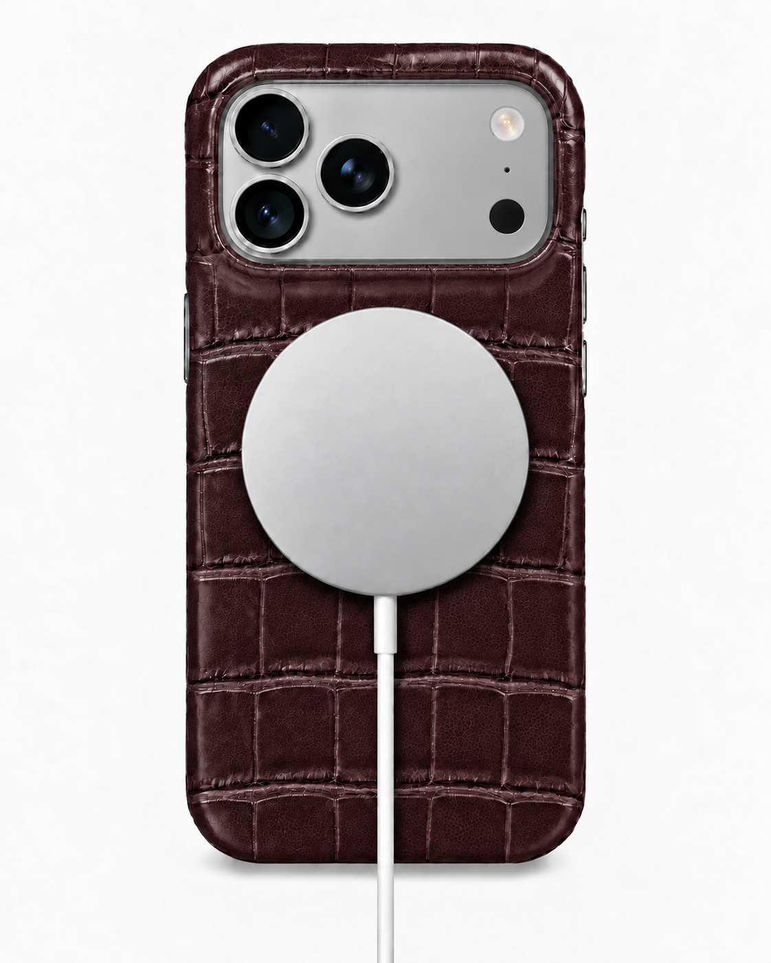 iPhone 18 Pro — Alligator — Burgundy — View image 5