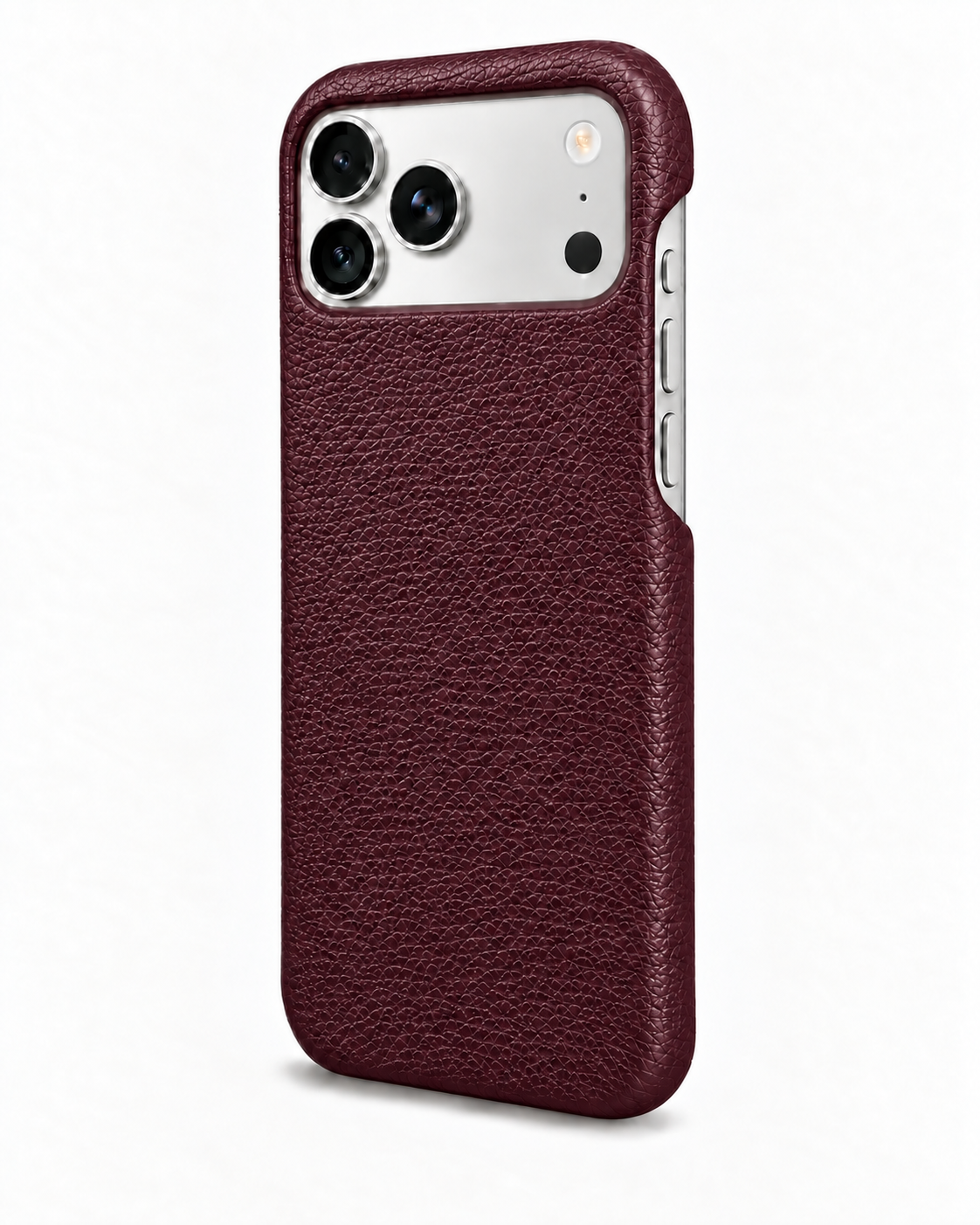 iPhone 18 Pro Max — iPhone 18 Pro Max— Calfskin — Burgundy — View image 2
