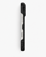 iPhone 16 Pro — Crocodile-embossed calfskin — Black — View image 4