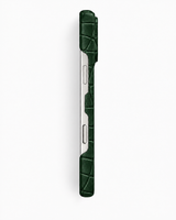 iPhone 16 Pro — Crocodile-embossed calfskin — Dark Green — View image 4